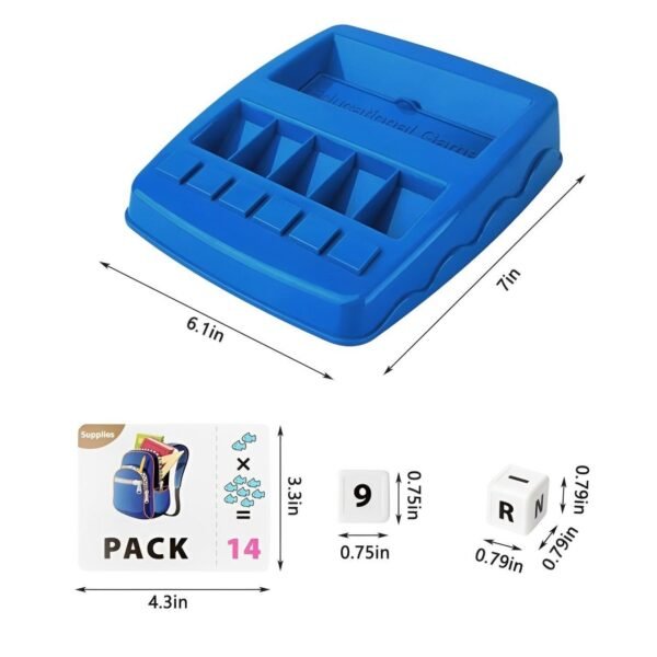 Clearance! Plertrvy Literacy Platter, Reading Educational and 2 In 1 Spelling Learning Toys
