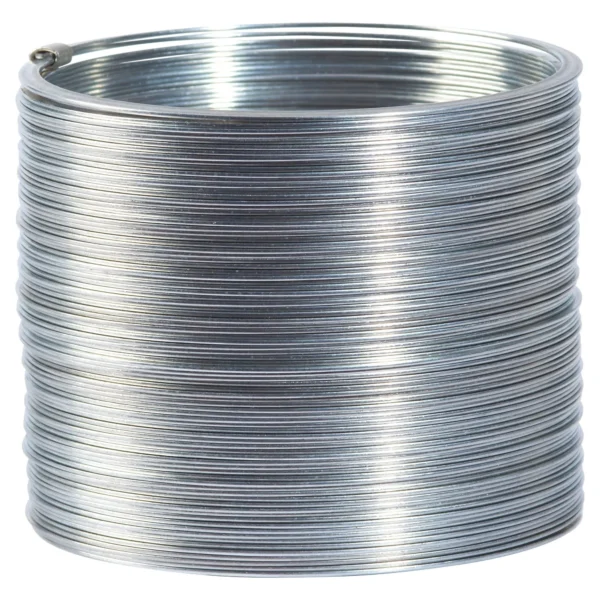 Retro Slinky the Original Walking Spring Toy, Silver Metal Slinky